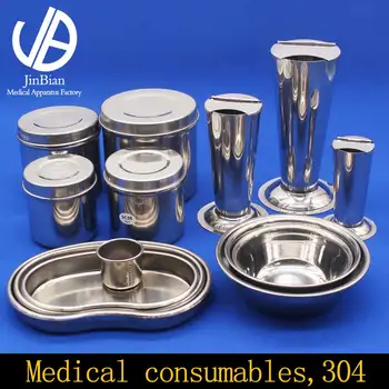 

Surgical instrument 304 stainless steel surgery department take medicine cup drench Waist dish Tweezers cylinder