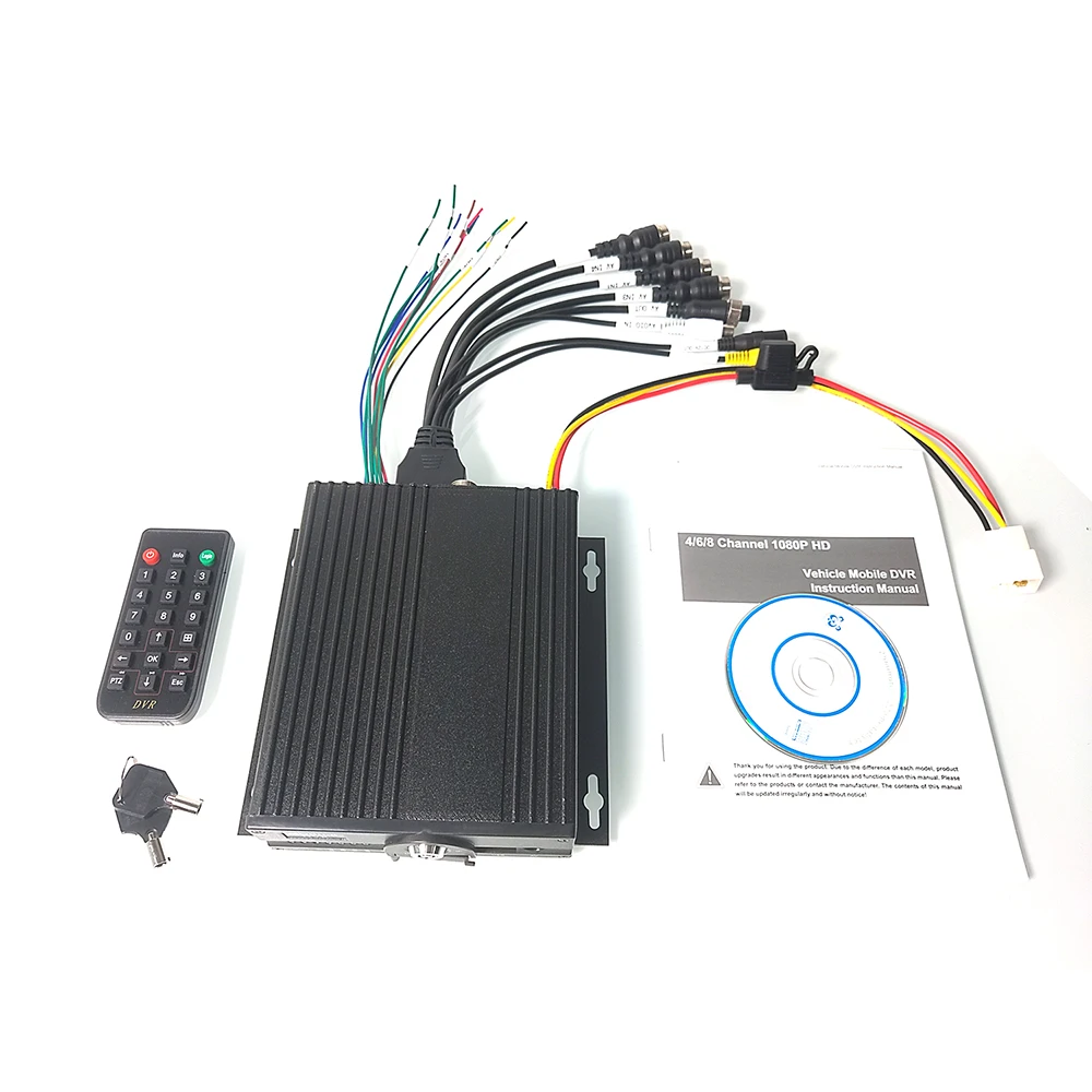 HYFMDVR AHD миллионов высокой четкости местный контроль 4-канал MDVR автобус/такси/Грузовик система цветного телевидения PAL/NTSC