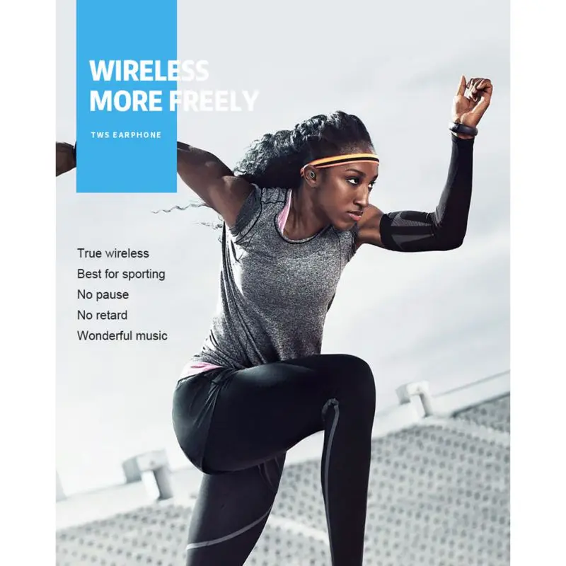 Bluetooth 5,0 наушники с зарядный чехол TWS Беспроводной спортивные сенсорный вкладыши Наушники-вкладыши
