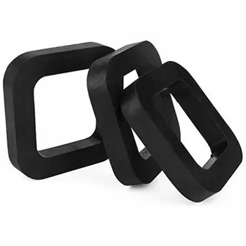 

3pcs Noise Reduce For Adjustable Ball Mounts Black Automotive Cushion Durable Vehicle Hitch Receiver Silencer Pad Rubber Square