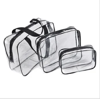 

Transparent PVC Travel Bag Makeup Manager Transparent Bag Beautician Makeup Bag Beauty Case Washing Bag Cosmetic Bag suitcase