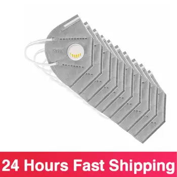 

2020 NEW Selling 10pcs KN95 Reusable Cycling Mouth Face Mask Non Woven Anti Dust Masks Face Masks Mascarillas Masque