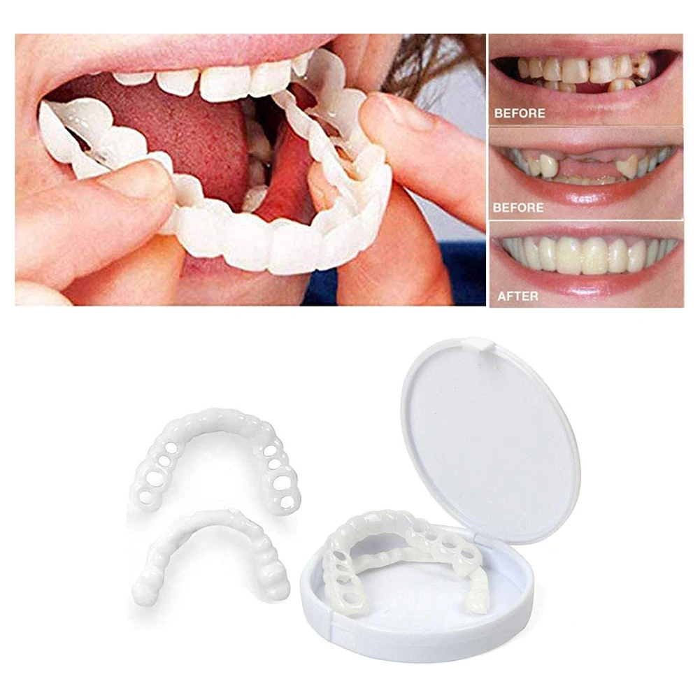 Teeth Veneers Whitening Dentures Imitation Braces Temporary False Teeth