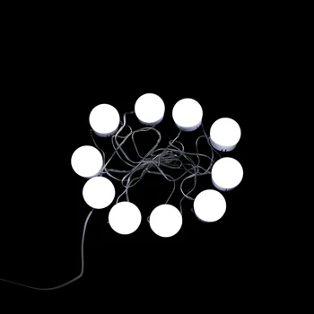 

1 Set Light Bulbs Lamp Kit For Vanity Makeup Mirror Brightness Adjustable Hollywood Style Vanity Mirror LED Lights (3 Colors)