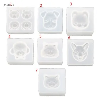 

Cute Pet Dog Cat Bear Pendant Resin Silicone Mold Jewelry Making Tools Art Craft