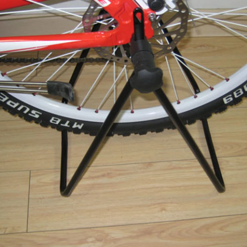 

High Quality Universal Flexible Bicycle Bike Display Triple Wheel Hub Repair Stand Kick Stand For Parking Holder Folding