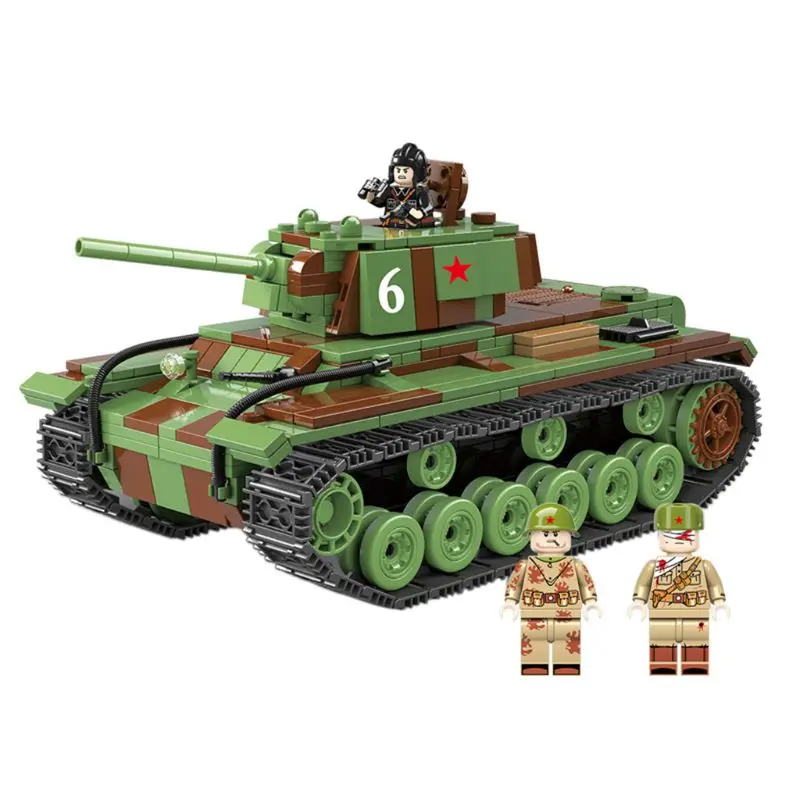 

Custom set of world war ii army tanks, block toys for children over the age of 6