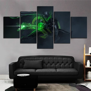 

Genji Ultron Overwatch Games Art Wall Paintings Canvas Art Bedroom Wall Decor Painting