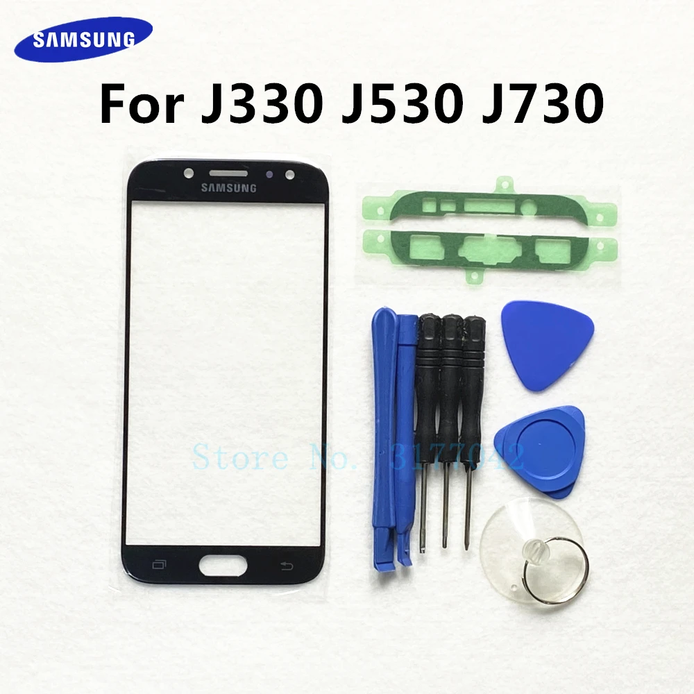 Передняя внешняя стеклянная панель объектива для Samsung Galaxy J3 J5 J7 2017 J330 J530 J730