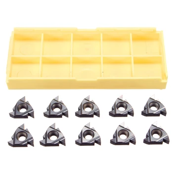 

1/10pcs 16ER AG55 Blade CNC Milling Insert Lathe Tool Precision Cutting Tool Holder Inserts