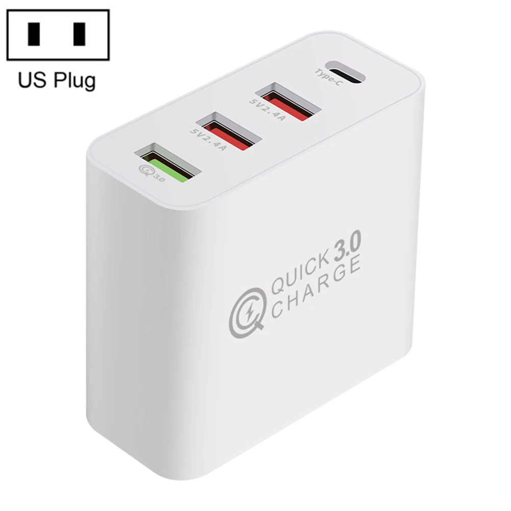 36 Вт Быстрая зарядка QC4.0 QC3.0 Тип C USB зарядное устройство адаптер для iPhone Xiaomi huawei samsung S10 Быстрая зарядка мобильного планшета зарядное устройство