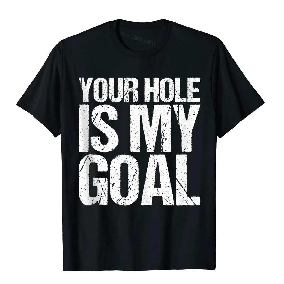 

Мужские хлопковые топы и футболки с надписью «Your Hole Is My Goal»