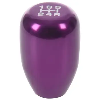 

Universal Car 5 Speed Aluminum Shift Knob Manual Gear Stick Shifter Purple