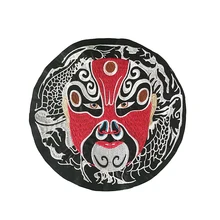 Lychee Life DIY Peking Opera Artist Works Pattern Patches Iron Sewing On Patches Applique For Clothes Bag Jacket Decoration