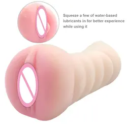 Реалистичная Глубокая глотка мужской мастурбатор силиконовые секс-игрушки для мужчин настоящая киска искусственное влагалище рот