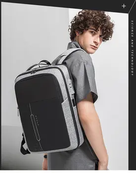 

2020 Multifunctional backpack for men with anti-theft lock large capacity leisure business computer bag Fashion Travel Backpack