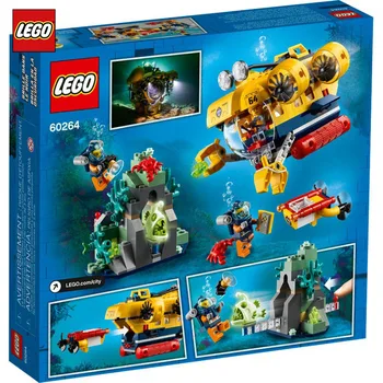 

LEGO 60264 Building Blocks City Series Ocean Exploration Submarine and Jessica Sharpe Building Blocks Christmas Gift Toys