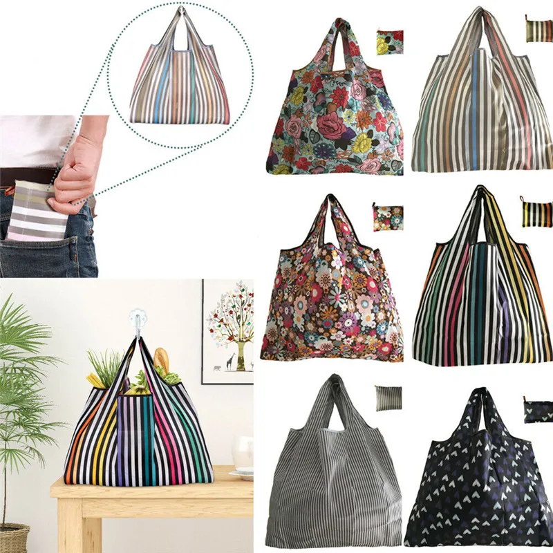 13 цветов, милая складная сумка для путешествий, сумка для покупок, многоразовые Переносные сумки для покупок, Женская Складная Эко сумка для покупок, сумка-тоут