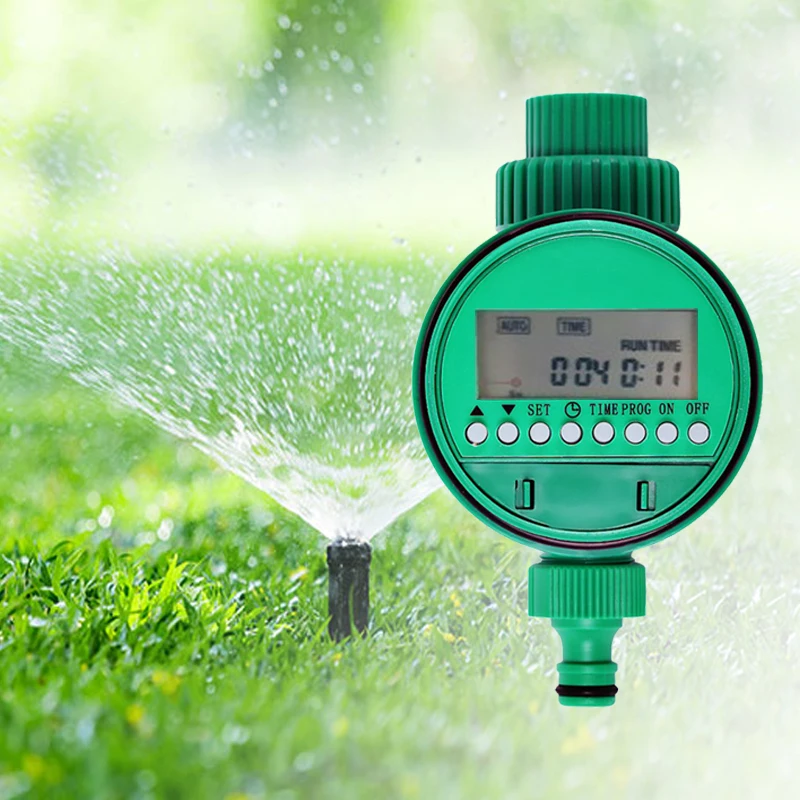 Automatische Bewässerungszeitgeber Garten Sprinkler Timer Qwing Automatische Bewässerungs Zeitschaltuhren Bewässerungsausrüstung für den Hausgarten Timing Bewässerungsregler 