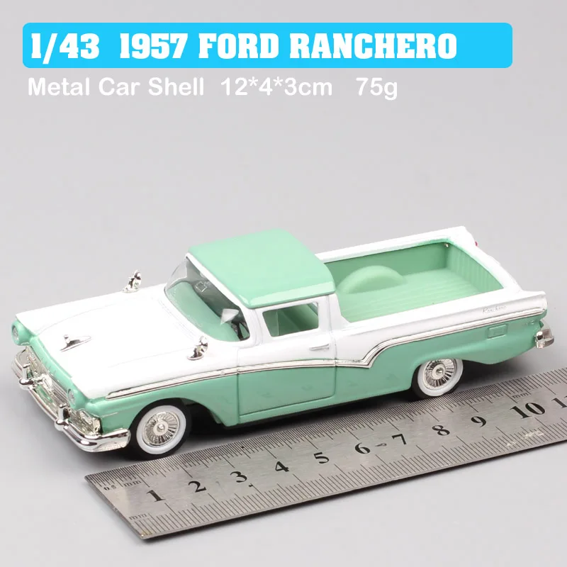 1/43 масштаб маленький винтажный 1957 FORD RANCHERO Meteor Falcon Diecasts& Toy Vehicles пикап модель грузового автомобиля хобби подарок для детей