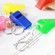 Детская игрушка цветной пластиковый свисток футбол баскетбол обучение свисток судьи свисток Открытый страна выживания свисток суб