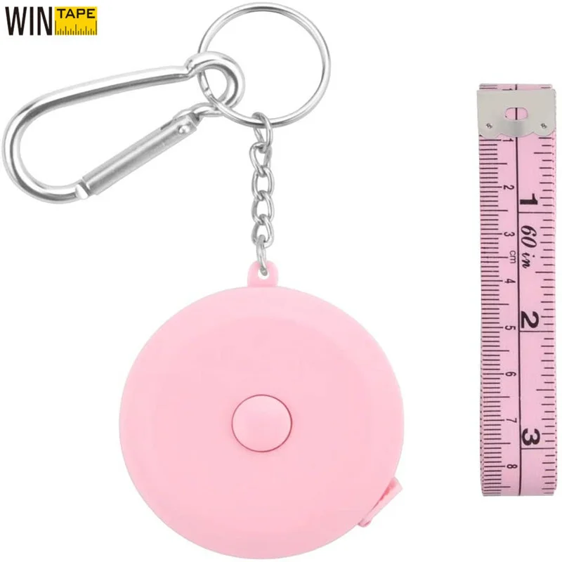 60 Retractable Inch/Metric Soft Plastic Tape Measure Sewing Tailor Cloth  Ruler 2pcs 