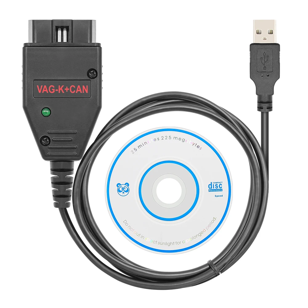 Автомобильный диагностический сканер OBD2 VAG K + CAN Commander 1 4 Can PIC18F25k80 FTDI OBD кабель для