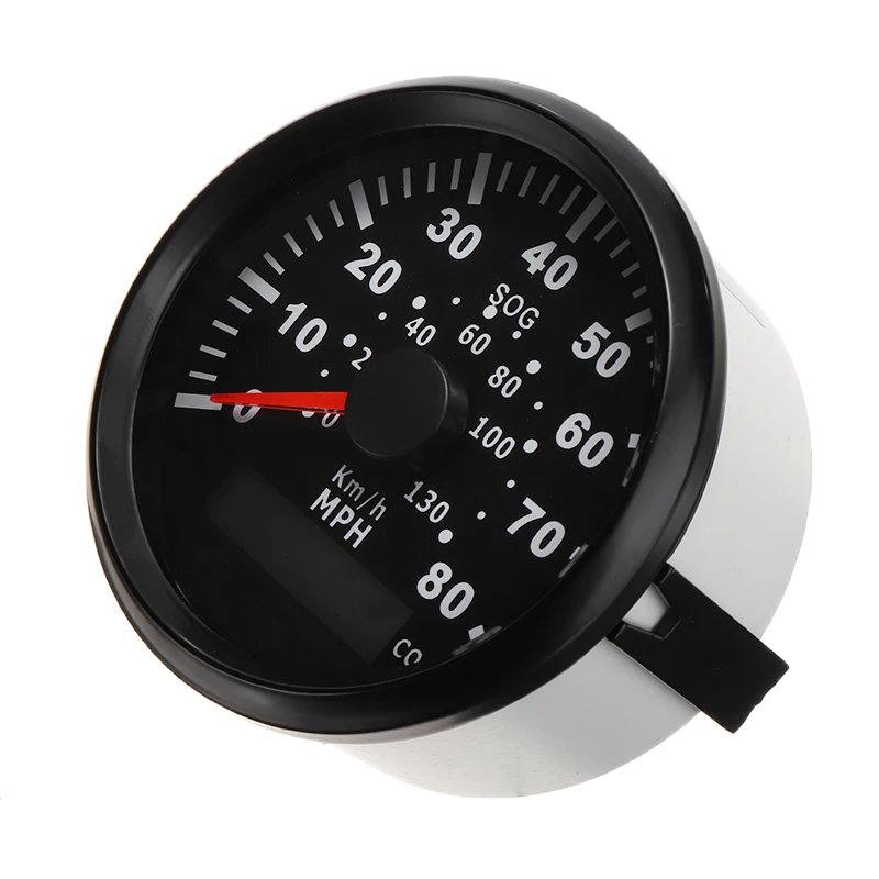 

1pc 85mm Motorcycle GPS Speedometer Odometer Receiver For Truck Boat Car Digital Speedometer 12V 24V Waterproof IP67