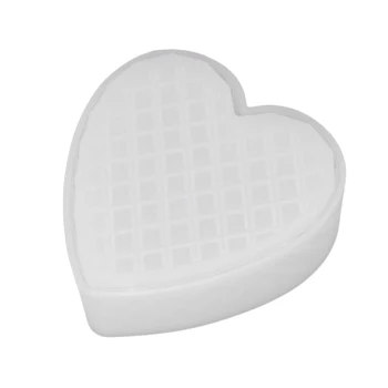 

1pcs Storage Boxes Heart Shape Gel Molds Silicone Storage Box for Home Storage Bin Earrings Ring Box Craft Decoration A30