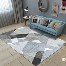Роскошные Nordic простой Стиль Гостиная ковер Спальня Полный геометрических Стиль Чай стол подушки комнаты