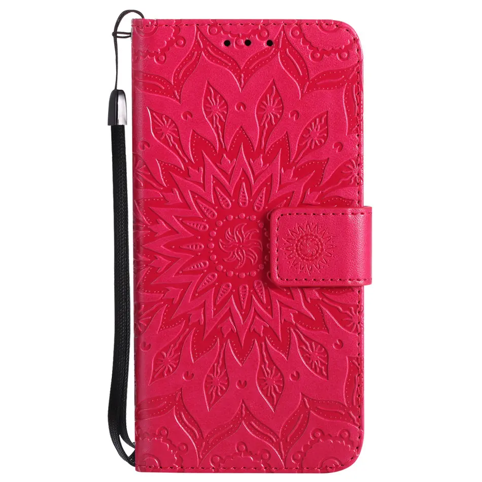 Магнитный кожаный чехол для iPhone 11 Pro Max X XS Max XR 7 8 Plus Datura 5S 6S Touch 6 5 Роскошная рамка слот для карт D06F - Цвет: Red