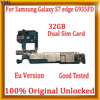 

Original unlocked For Samsung Galaxy S7 edge G935FD Motherboard 32G Dual Sim Card,EU Version for Galaxy S7 G935FD Mainboard