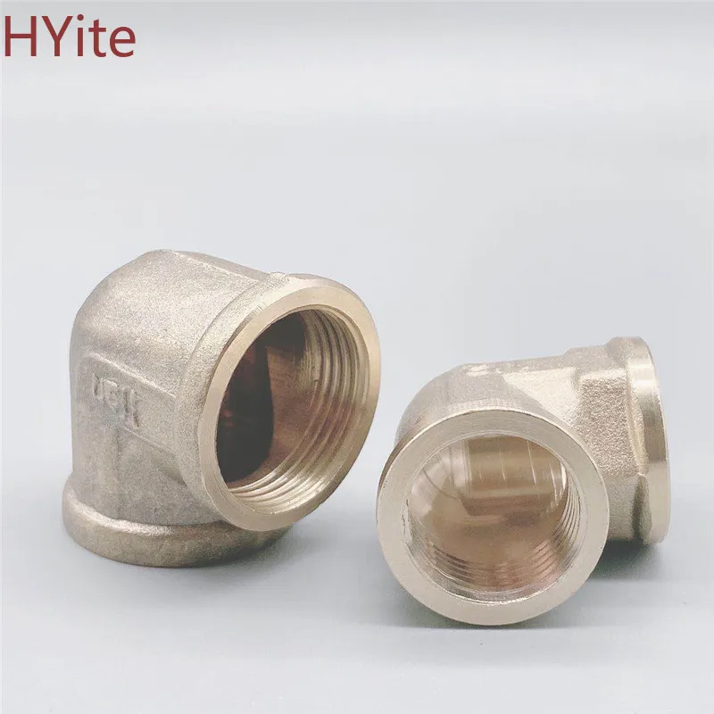 Женский x резьба 1/8 &quot1/4&quot 3/8 &quot1/2&quot 3/4 &quot1&quot 90 градусов латунный колено трубы