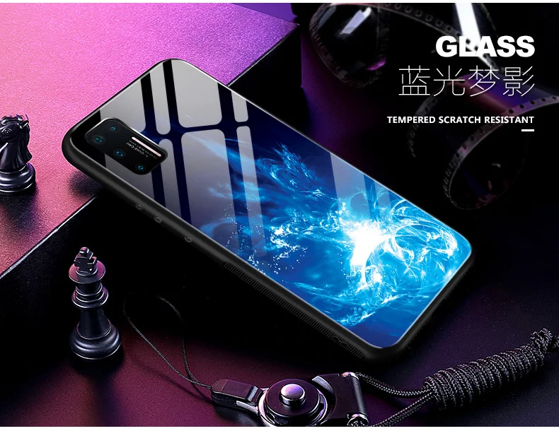 Закаленное стекло Жесткий чехол s для Smartisan Nut Pro 3 чехол звездная звезда Глянцевая задняя панель Крышка для Smartisan Nut Pro 3 Pro3 чехол для телефона