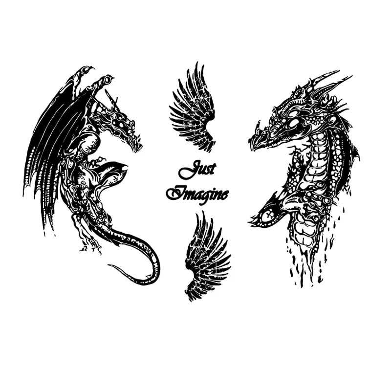 Dragon Дракон прозрачные штампы силиконовый штамп/печать для DIY скрапбукинга/фотоальбом декоративные открытки изготовление летающий дракон крыло - Цвет: Dragon