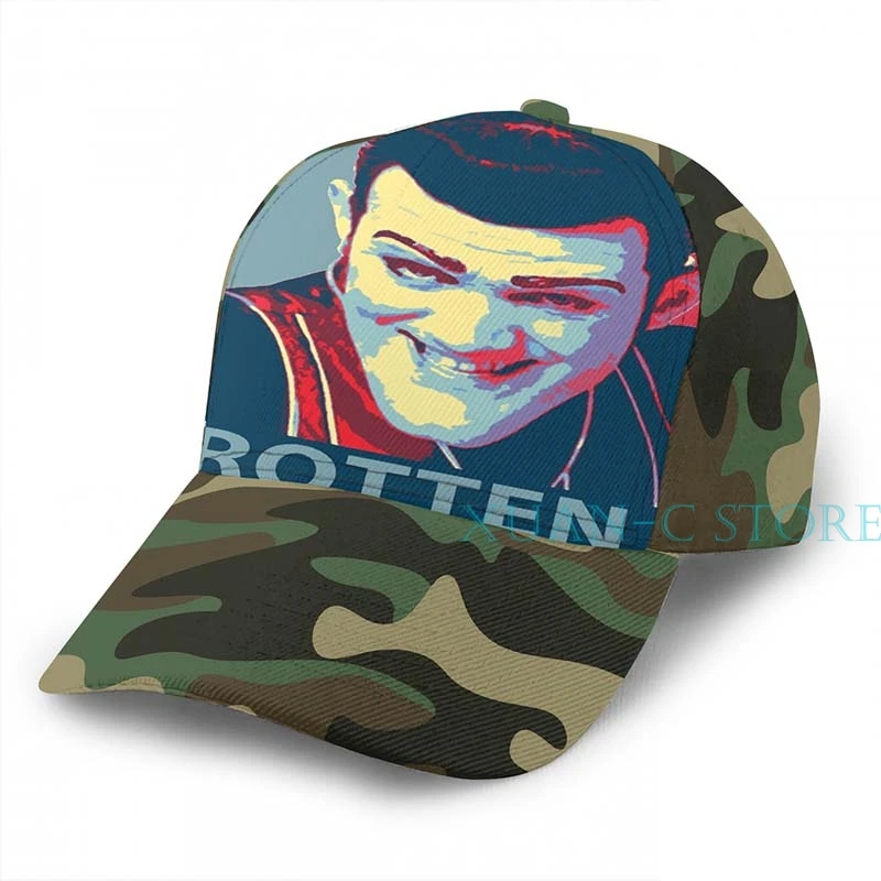 Robbie Rotten баскетбольная Кепка(5) мужская и женская модная черная шляпа унисекс с принтом - Цвет: Moss Green