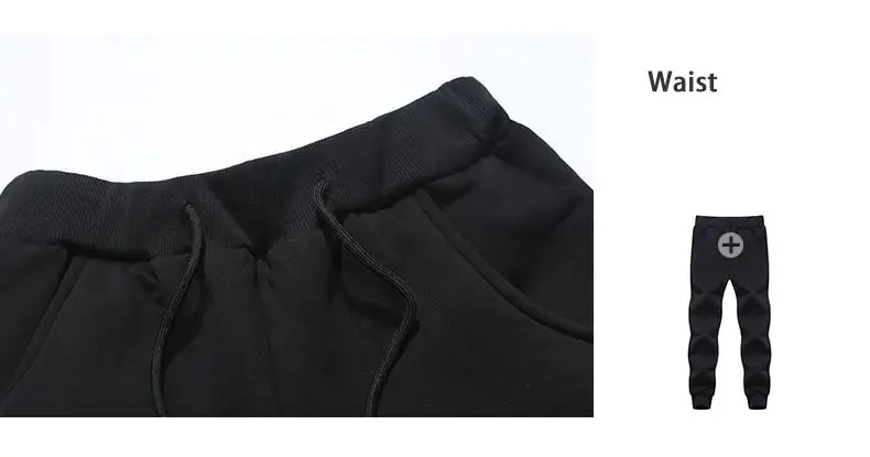 Couple Tracksuit Men Casual Cotton Knitted Hooded Warm Sweatshirt Male Winter Thick Lamb Cashmere Fleece Women Jacket+Pant 2PC set 0