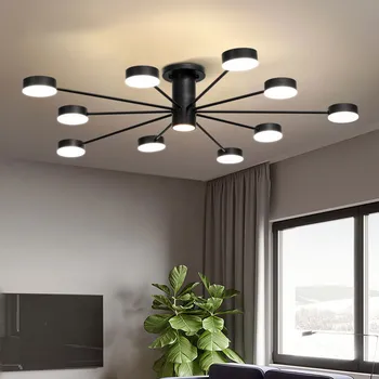 

Vintage LED Chandeliers Industrial Edison chandelier Fixtures E27 Chander Lights Chandler lighting Metal spider Ceiling Lamp