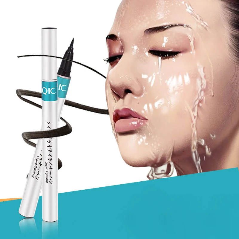 Профессиональная подводка для глаз водостойкая стойкая Черная Подводка