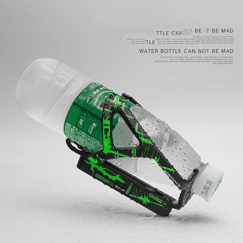 Велосипедный флягодержатель поставляется с шиной ложкой пластиковый подстаканник складной горный и дорожный велосипед оборудование для верховой езды держатель бутылки воды