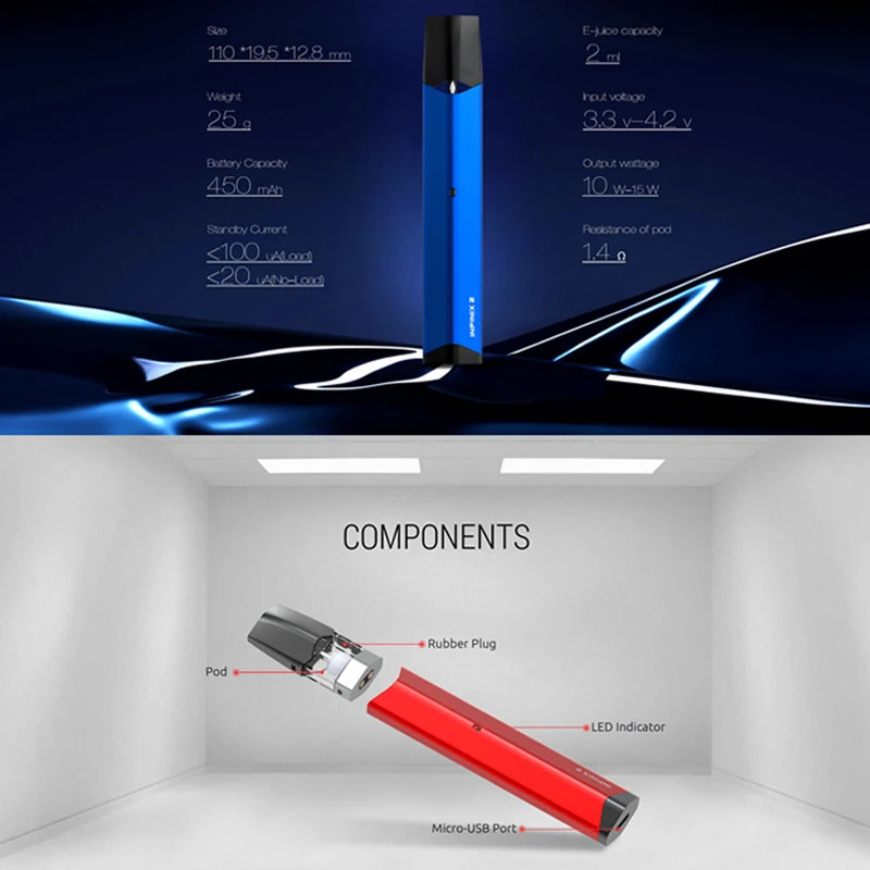 SMOK infinix 2 комплект Встроенная система с воздушным приводом 450 мАч электронная