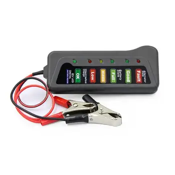 

Mini 12V Car Battery Tester Digital Alternator Tester 6 Led Lights Display Car Diagnostic Tool Car Battery Tester For Car
