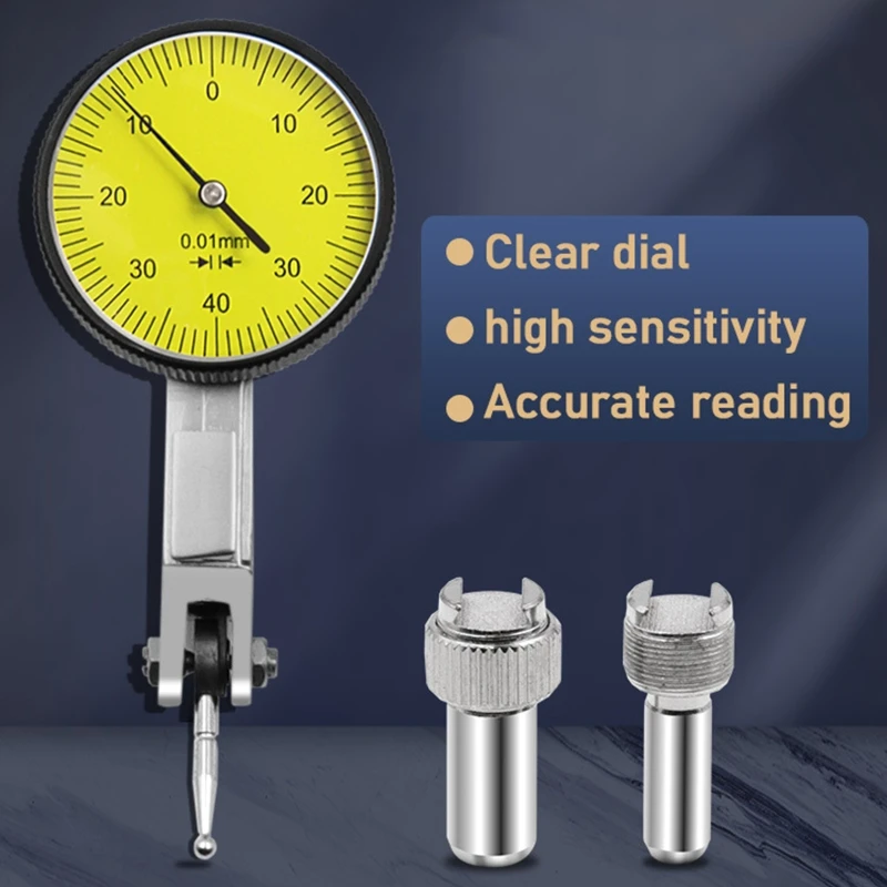 Dial Gauge Test Indicator Precision Metric with Dovetail Rails 0400 0