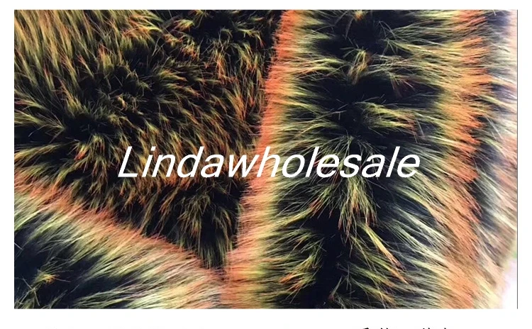 Новая зимняя куртка из искусственного меха енота с лисьим мехом материал мехового воротника, ткань искусственный мех, 170 см* 90 см(один размер)/Лот