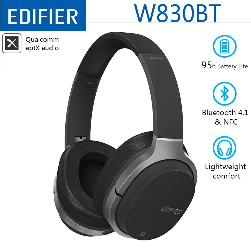 

Original Edifier W800BT Stereo Bluetooth Headset Wireless Bluetooth headset music computer noise reduction HIFI headset call