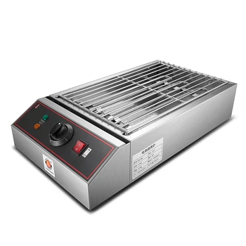 

Multifunctional electric hot smokeless electric oven stainless steel household oven skewer grill