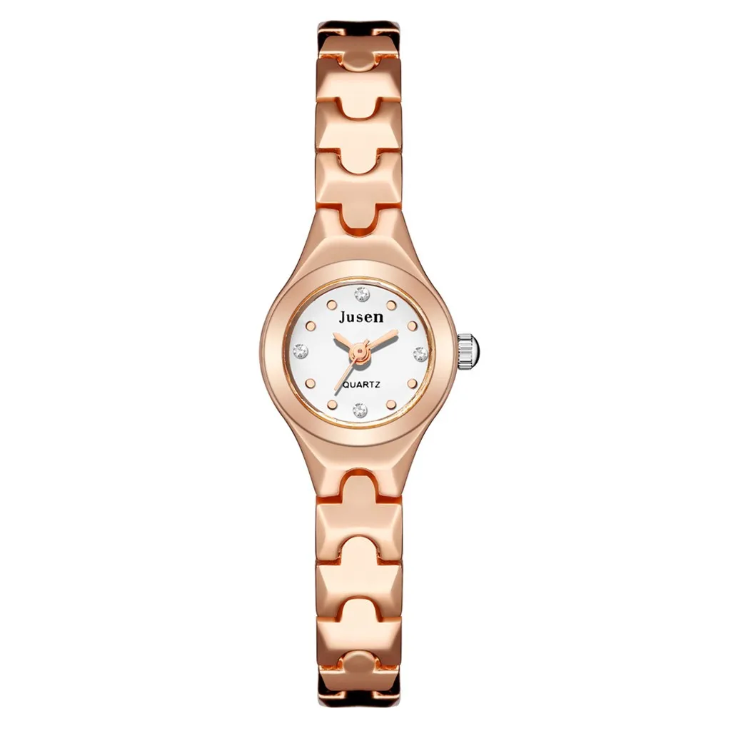 Reloj Mujer Модные Простые Звездные бриллиантовые инкрустированные часы из нержавеющей стали женские кварцевые часы женские часы-браслет