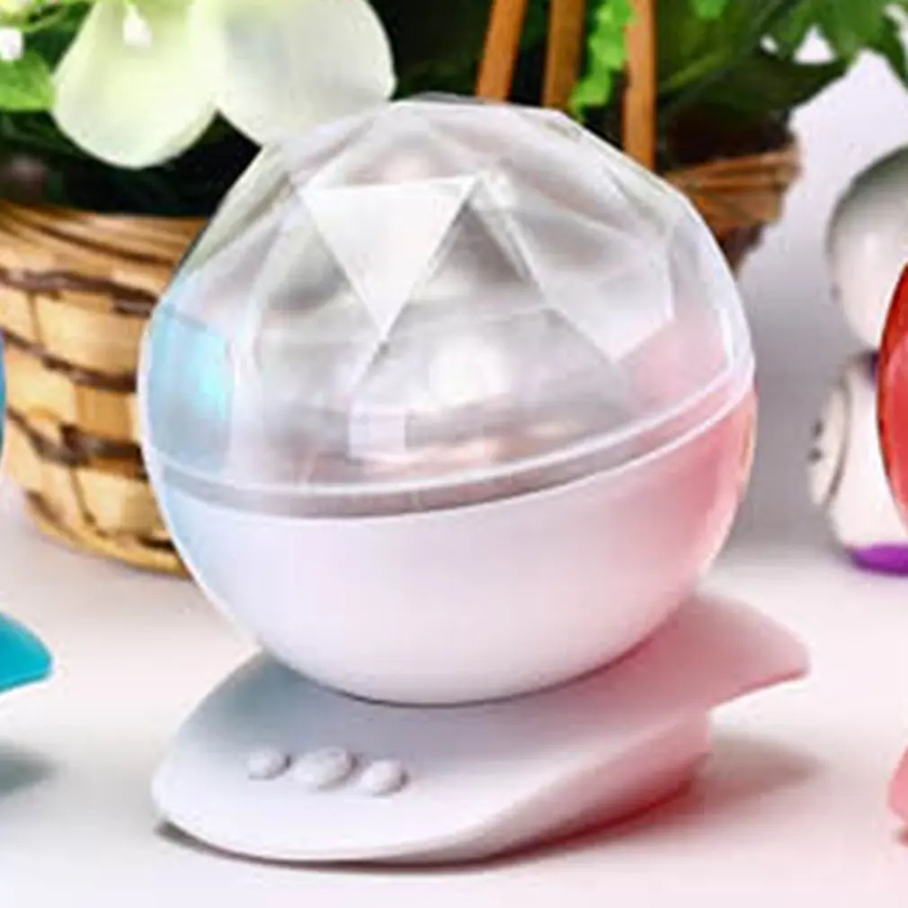 

Remote Control Ocean Wave Diamond Shaped Projector 12 LED Night Light Built-in Mini Music Player for Living Room and Bedroom