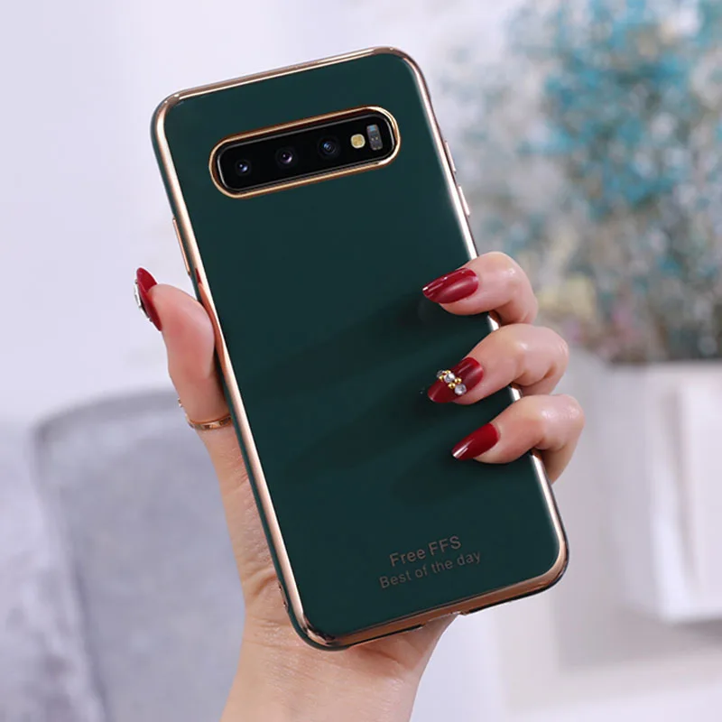 Чехол для телефона YUETUO чехол samsung galaxy s10 plus e s10e s 10 s10plus силиконовые аксессуары |