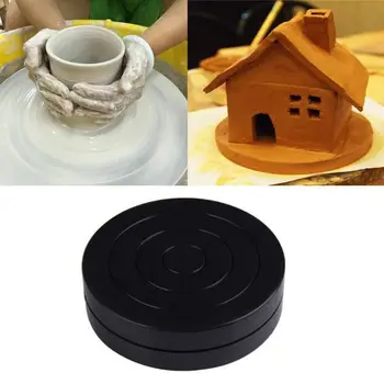 

5" Round Bonsai Turntable Rotating Plate Wheel Revolving Home Kitchen Cake Display Stand Ceramic Clay Sculpture Tools